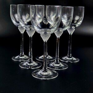 Vintage Claret Wine Octavie by Villeroy & Boch - Set of 7 - 7 5/8"